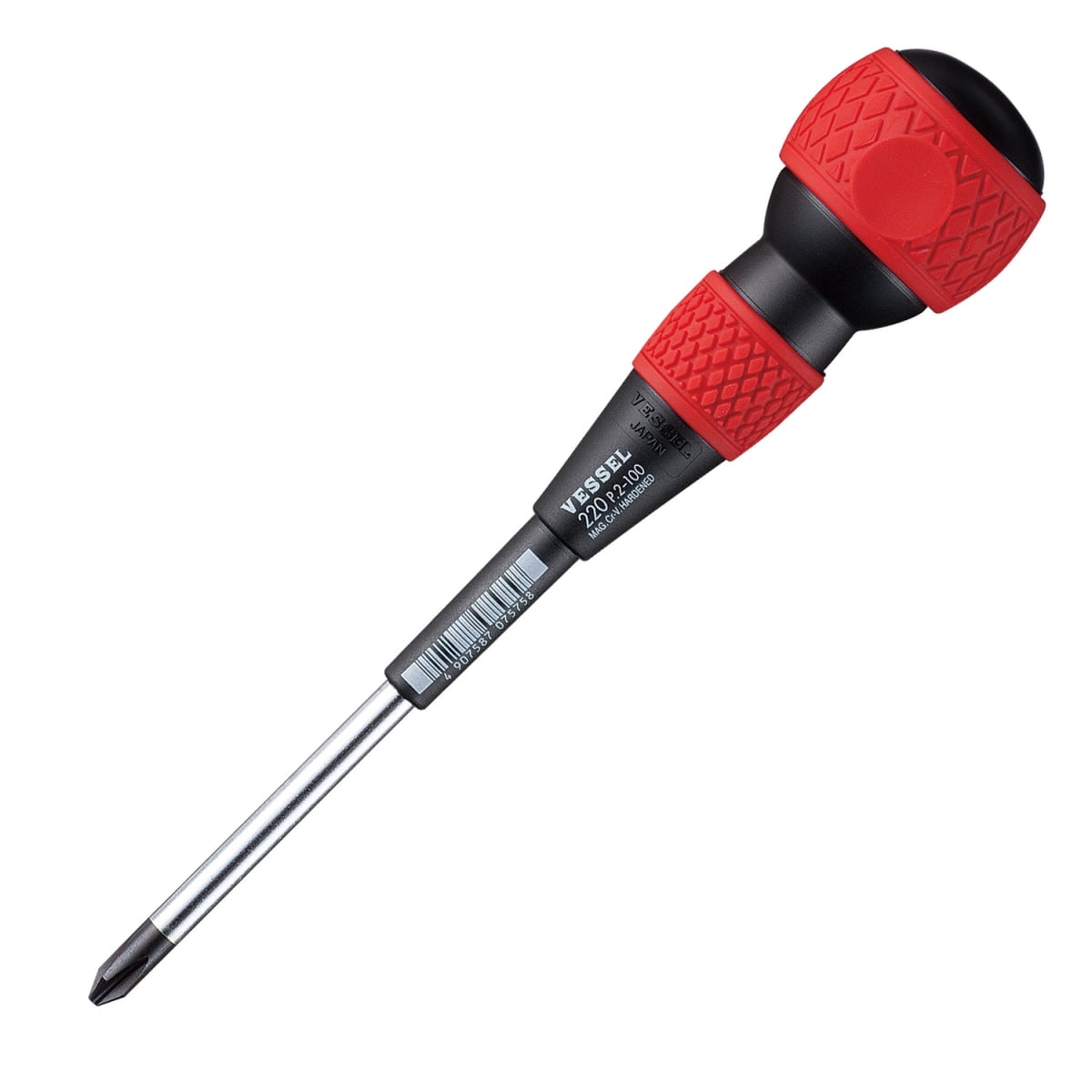VES220P2100 Magnetic Philips Tip Ball Grip Screwdriver
