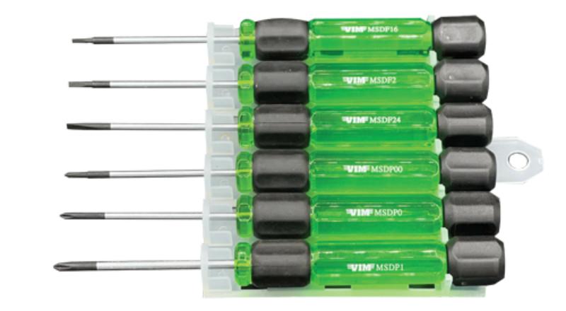 VIMSD100 6 Piece Mini Screwdrivers