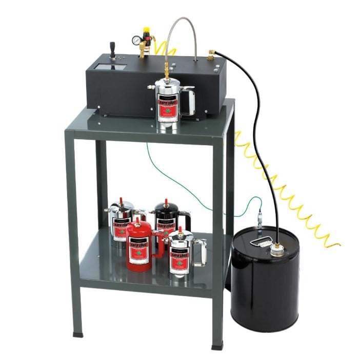 MSS405A 5 gal Sure Shot Filling Station with Table