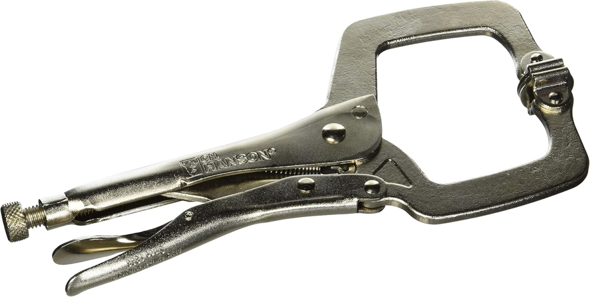 C.H. Hanson CH71120 11 in. Locking C-Clamp with Pads