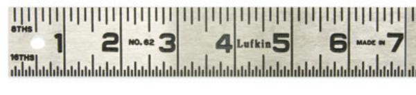 Picture of Apex Tool Group LUF623FTN 3 ft. Steel Bench Rule