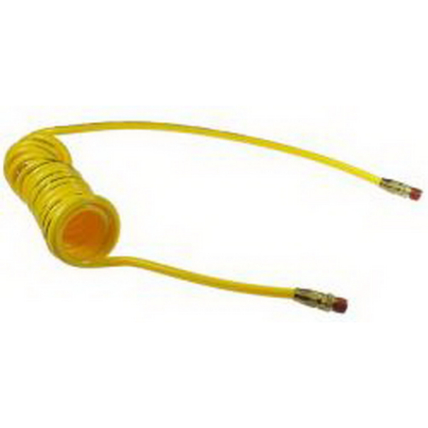 Picture of Coilhose Pneumatics AMPR14-25-Y 0.25 in. x 25 ft. Flex Coil Swivel Hose with 0.25 in. MPT Rigid