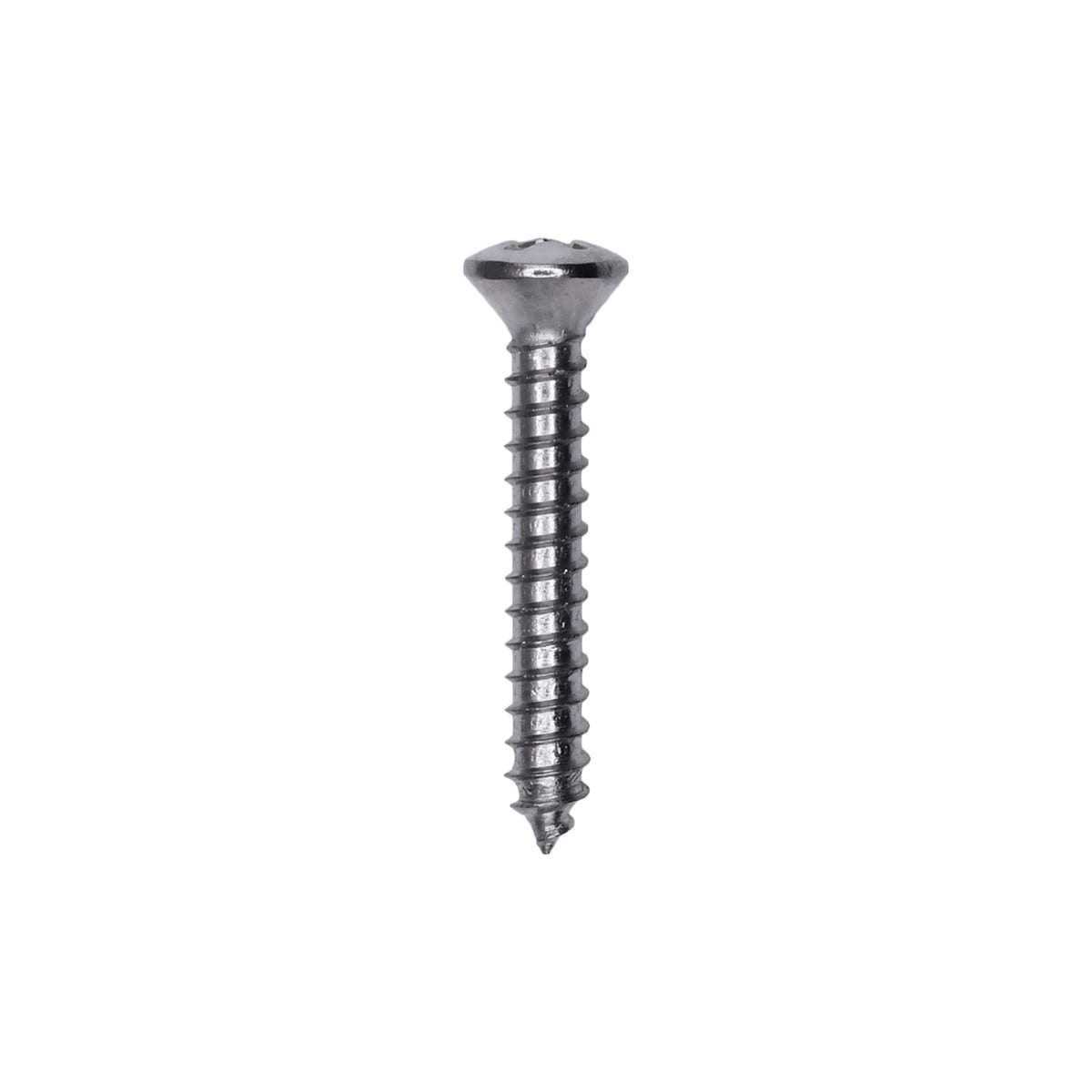 AV3069 No. 4 x 0.75 in. SMS Phillips Oval Head Tapping Sheet Metal Screw - Pack of 100