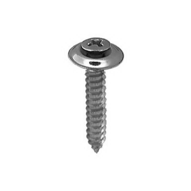 AV2772 No.8 x 1 in. Phillips Oval No.6 Head SEMS Tapping Screw - Pack of 100