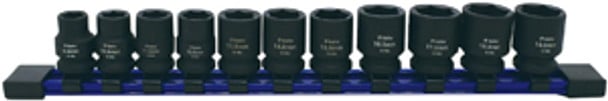 AO78311 11 Piece 0.38 in. Drive 0.5 in. Size Socket Set