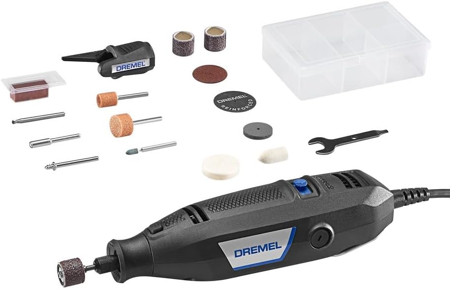 Picture of Robert Bosch DE3100-1-15 Corded Rotary Tool Kit with 15 Accessories