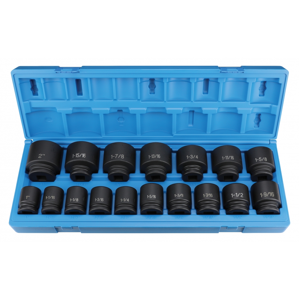 GP8017 0.25 in. Drive Socket x 1 - 2 in. Fractional, Pack of 17