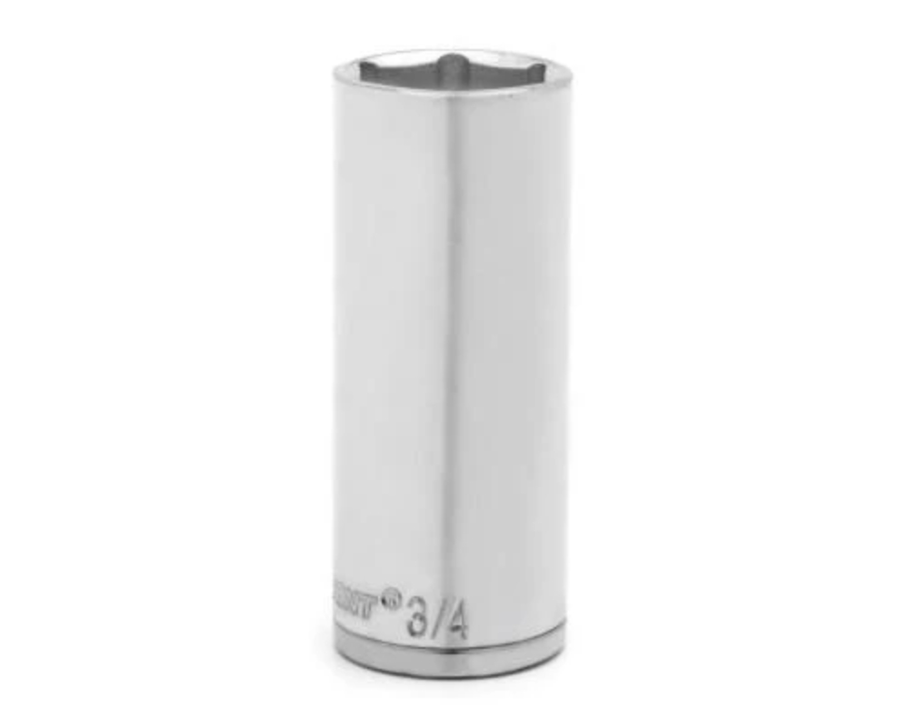 CNTCDDS56N 0.5 in. Socket 6 Point Deep Chrome 0.5 in. Socket