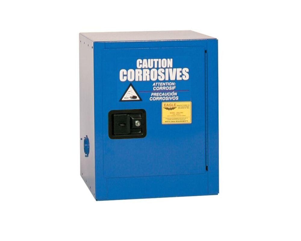 Picture of Justrite Safety JTCRA1904X 17W x 17D x 22H in. Bench Top Metal Corrosive Safety Cabinet&#44; Blue