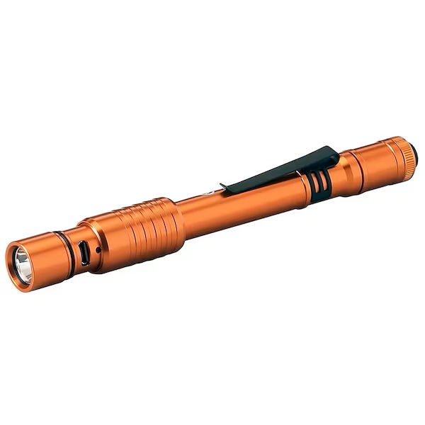 Picture of Streamlight SR66147 120V Stylus Pro USB & Ac Adapter Rechargeable Penlight&#44; Orange