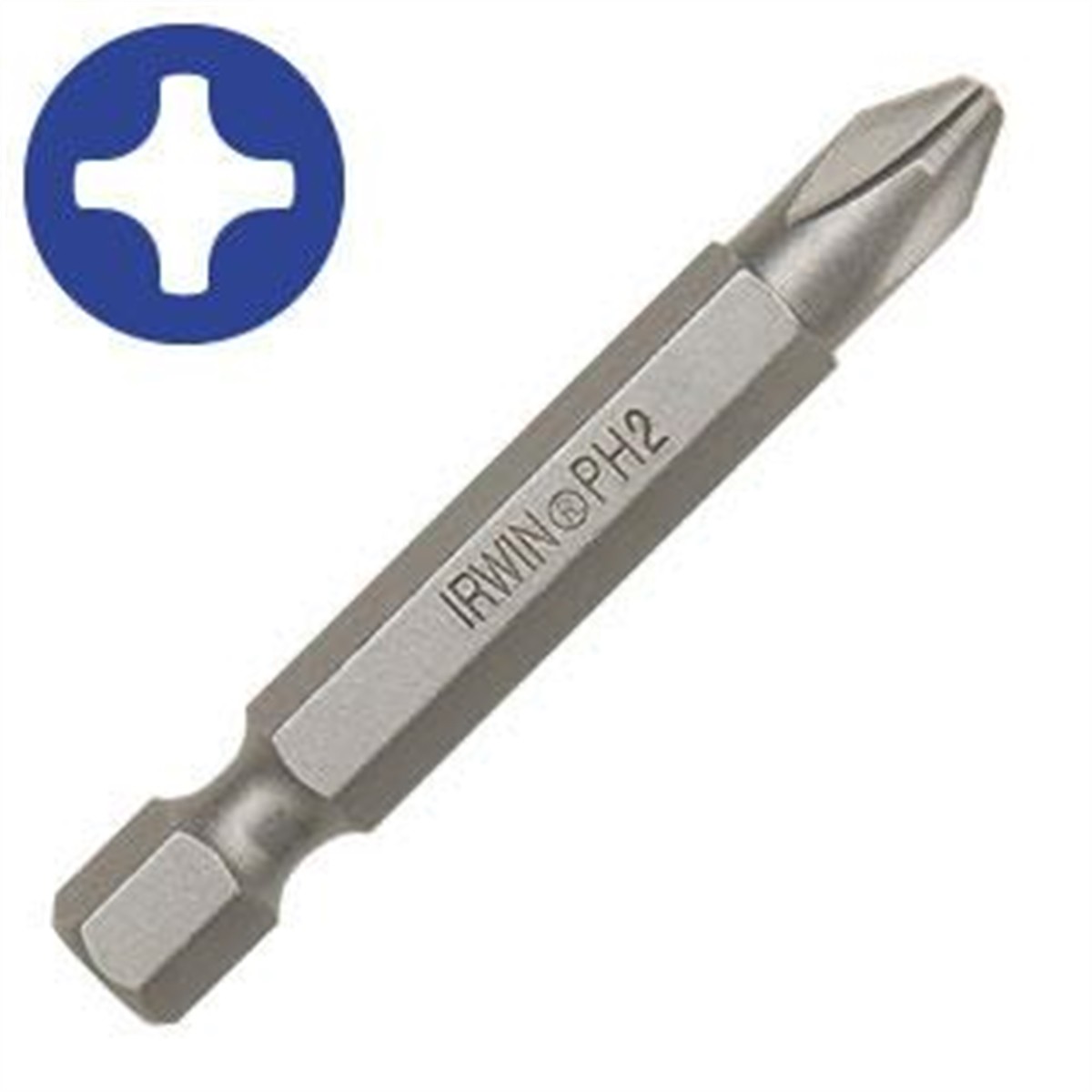Picture of Irwin Industrial Tools HNIWAF23PH2BLK10 0.25 in. Shank x 3 in Length No.2 Phillips Power Bit