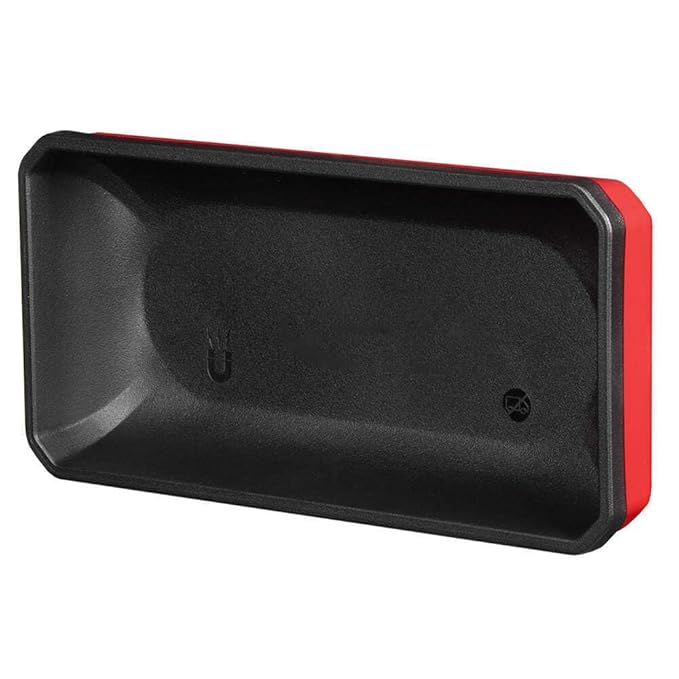 ML48-22-8071 Large Magnetic Wall Mounted Bin, Red