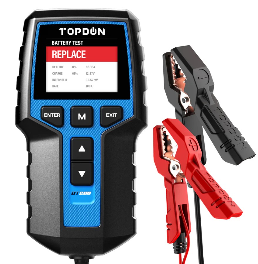 TOPBT200 12 & 24V Battery & System Tester