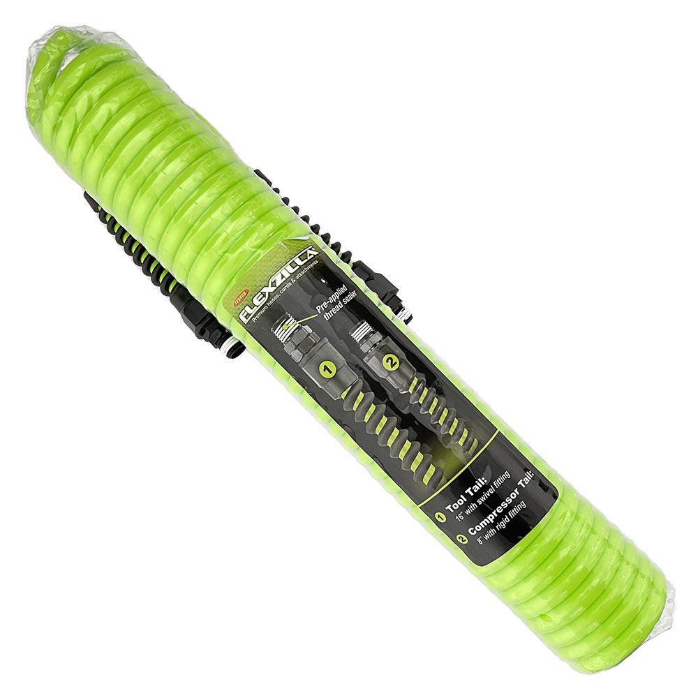 LMLP1425AFZ Flexzilla Poly Recoil Hose, 0.25 in. x 25 ft.