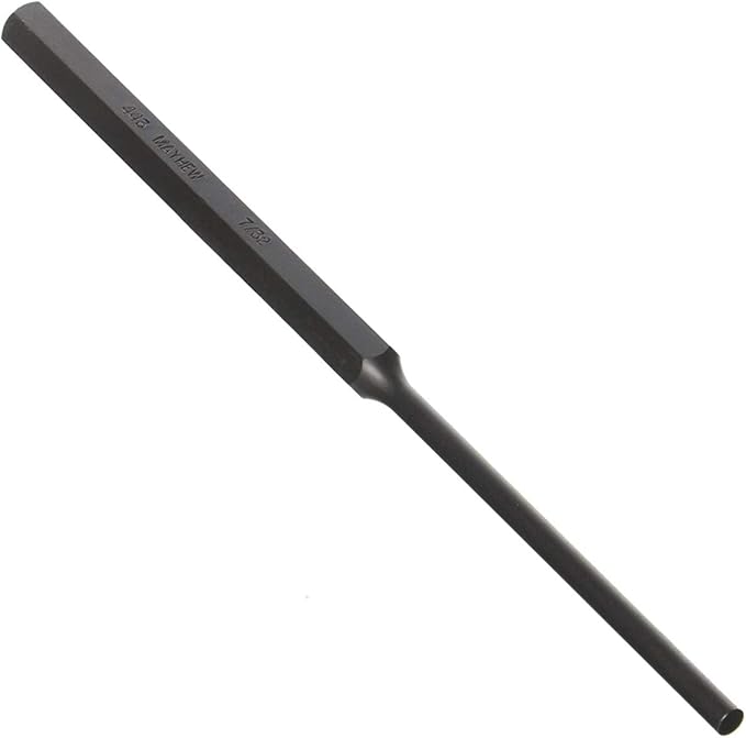 MY21505 0.218 x 8 in. Pin Punch - Black Oxide