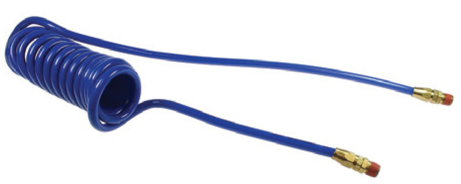AMPR12-10B-B Polyethylene Air Hose with Reusable Fitting, Dark Blue - 0.467 in. Id x 10 ft. 0.5 in. Mpt