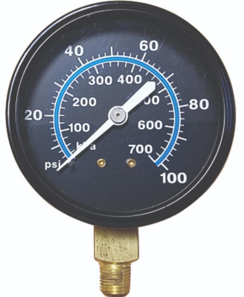 Service Solutions KQ31353 Pressure Gauge - 0-100 PSI