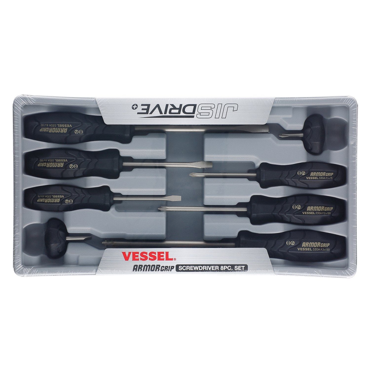 VES550A8PTU Armor Grip Screwdriver Set - 8 Piece