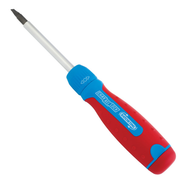 CL131CB 3-in-1 Ratcheting Screwdriver - Blue
