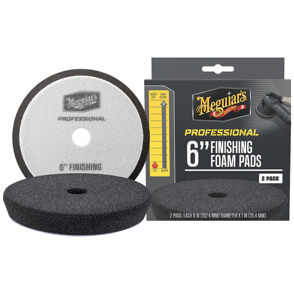 Meguiar's 6" Finishing Foam Pads 2 Pack (M6FFP2)