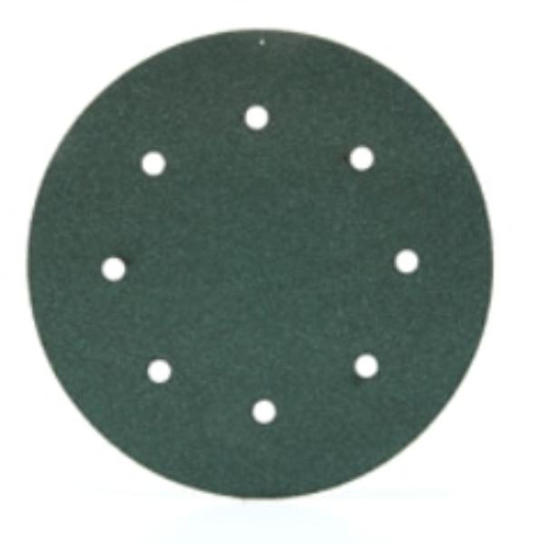 3M00624 8 in. Hookit Green Corps Abrasive Disc - 40 Grit - 25 Discs Per Box