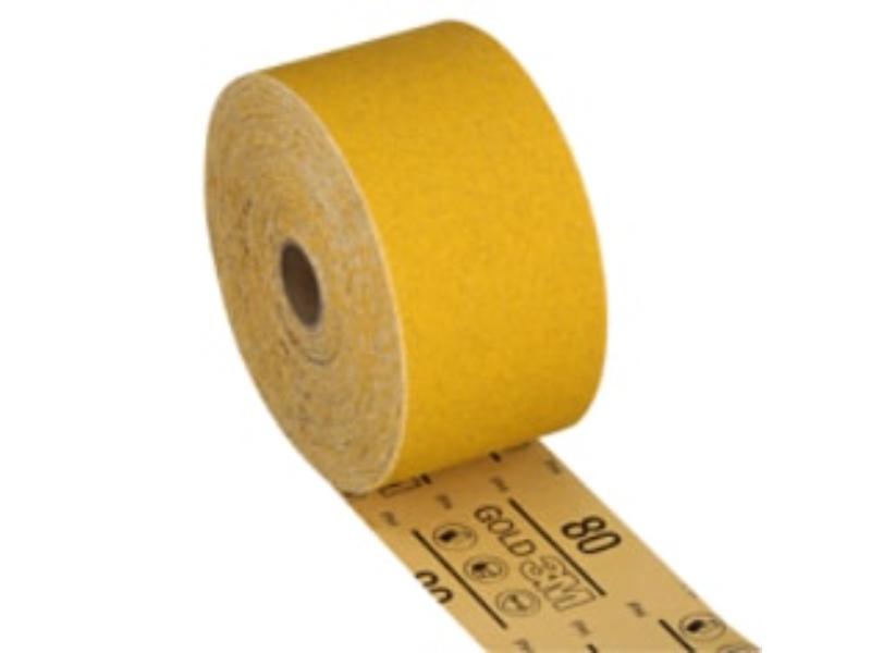 2781 2.75 in. x 25 Yard 80 Grit Gold PSA Sanding Roll