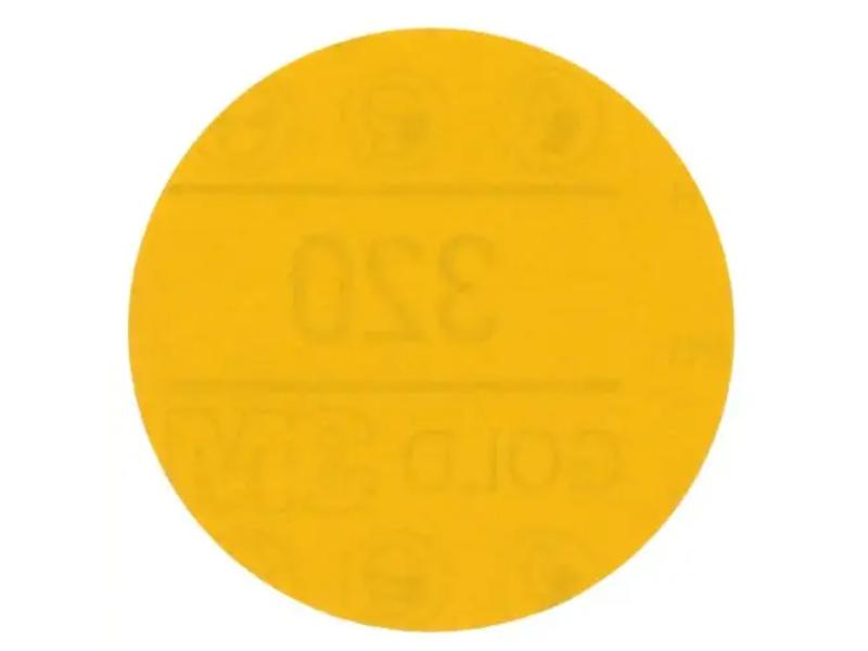 09216 3 in. 320G Hookit Gold Abrasive Disc - 50 Count