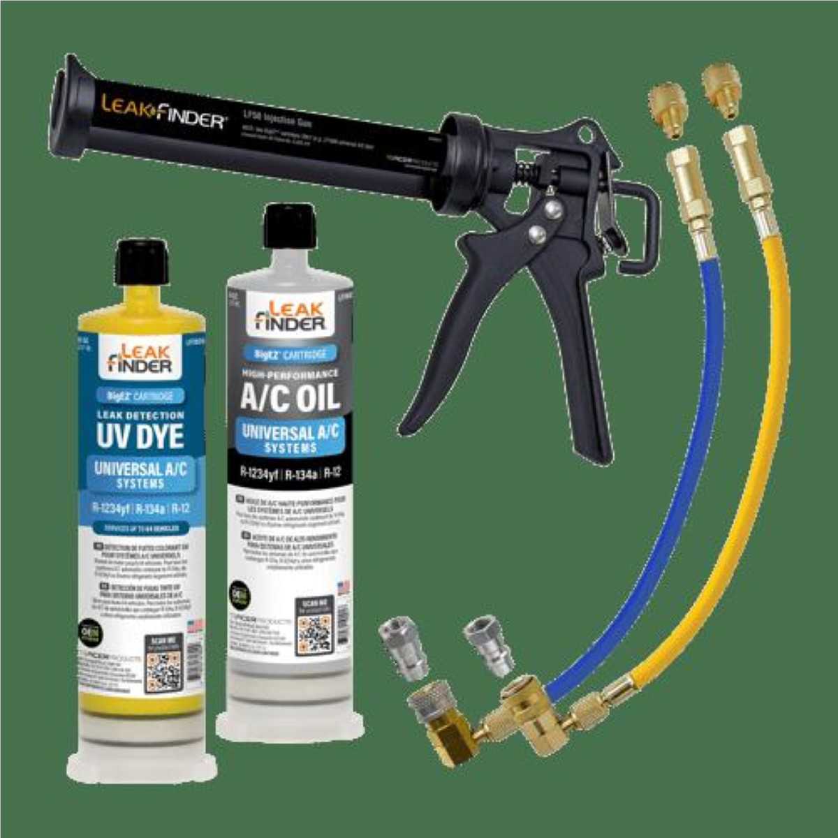 DLLF811 Big EZ Multi-Use Universal AC UV Dye & Oil Kit