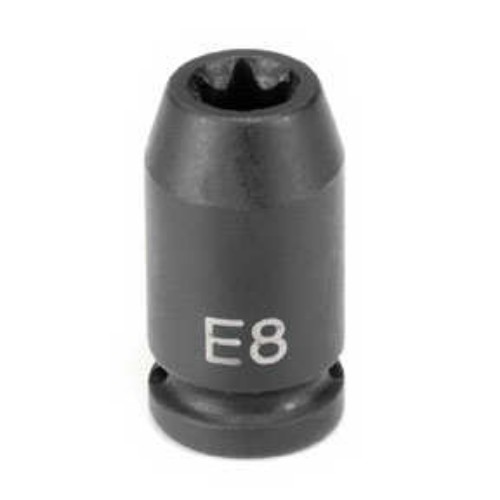 GRY-908ET 0.25 in. Drive x E8 Standard External Star Impact Socket