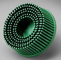 18698 1 in. Green Bristle Disc, 50 Grit