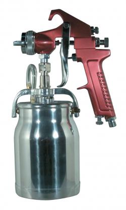 Picture of Astro Pneumatic Tool AO4008 Spry Gun with Cup&#44; Red Handle