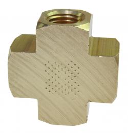 Brass Cross - Display 0.38 in. Fpt