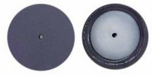 Foam Polish Pad - Black - 3.5in. - Soft and Durable Finish