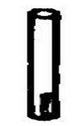 Replacement Valve Stem - Black - Compact Design - Durable Steel Construction