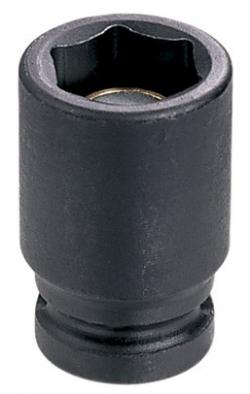 Grey Pneumatic 1/4" Drive x 3/8" Magnetic Standard Socket (912RG)