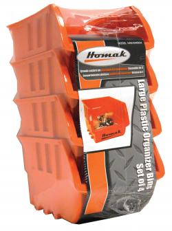 Large Plastic Bins Set Of 4