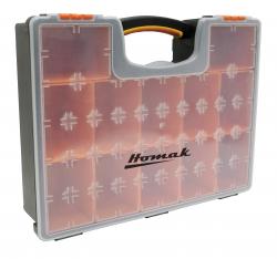 Picture of Homak Manufacture HMHA01112425 Plastic Organizer with 12 Removable Bins