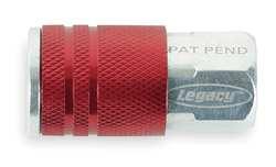 LMA73410D Type D Coupler, Red - 0.25 in. Fnpt