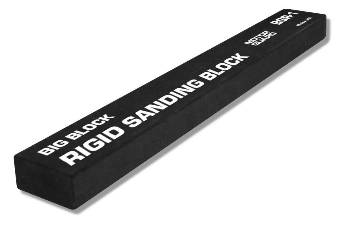 Picture of Motor Guard MCBGR-1 Big-Block Rigid Sanding Block&#44; Black - 1.5 x 11 in.