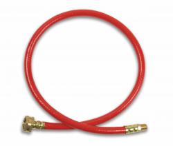 Air Hose - Red - 3 Ft x 0.38 in. - Durable Lead In