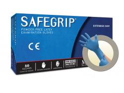 Latex Safegrip Gloves, Extra Large - Box of 50