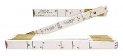 Apex Tool Group - KD Gear, Cooper Hand LUF646L Rule 6 ft. Wood -Masonry - Lufkin