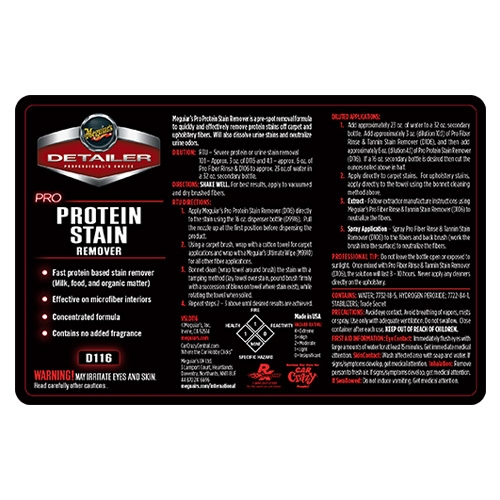 MGVSLD116 Label for Pro Protein Stain Remover