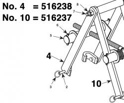 Service Solutions OT516237 Hook Frame Long