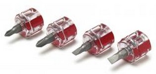 Picture of Wilmar PTW80004 Screwdriver 4 Piece Set Super Stubby