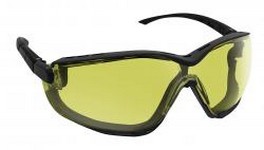 Anti-Fog Goggles - Black Frame - Yellow Lens - Durable Protection