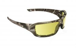 SA5550-03 Safety Glsses Camo Forest Frm-Ylw Lens