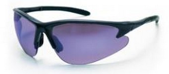 SA540-0809 Dia Back 2 CHarcoal Frame Safety Glasses with Purple Haze