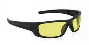 Safety Glsses Blk Frm-Ylw Lens Vx9