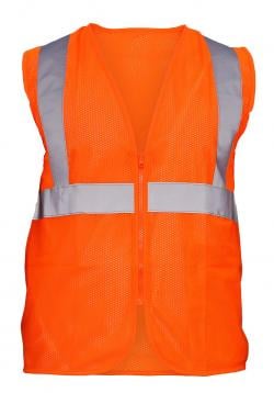 SA692-1109 Class 2 Orange High Visibility, Large